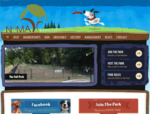 Tablet Screenshot of nomabarkpark.org